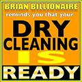 DRY CLEANING : IS READY