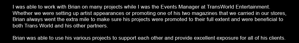 Matt Williams Testimonial Part 2